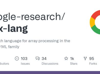 Dex Lang: Research language for array processing in the Haskell/ML family