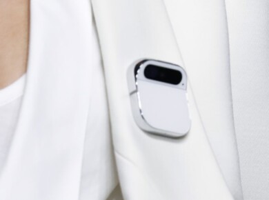 The Humane Ai Pin makes its debut on the runway at Paris Fashion Week