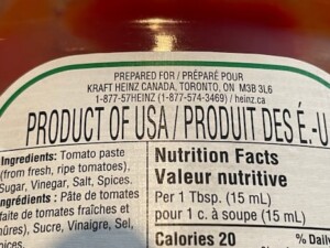 Canadian, eh? Why some Heinz ketchup bottles still say ‘Product of USA’