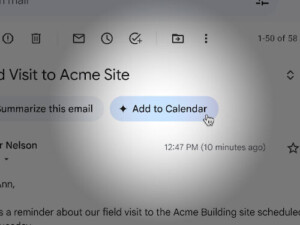 Gmail gains Gemini-powered “Add to calendar” button